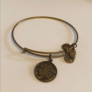 Alex and Ani Gold Clover Bracelet
